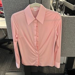 Luxeire pink button down
